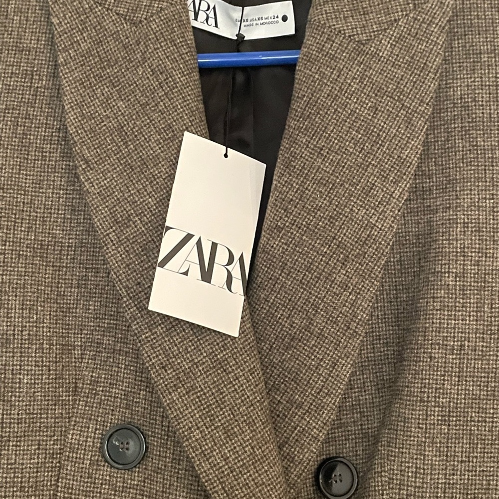 Zara Double Breasted Blazer